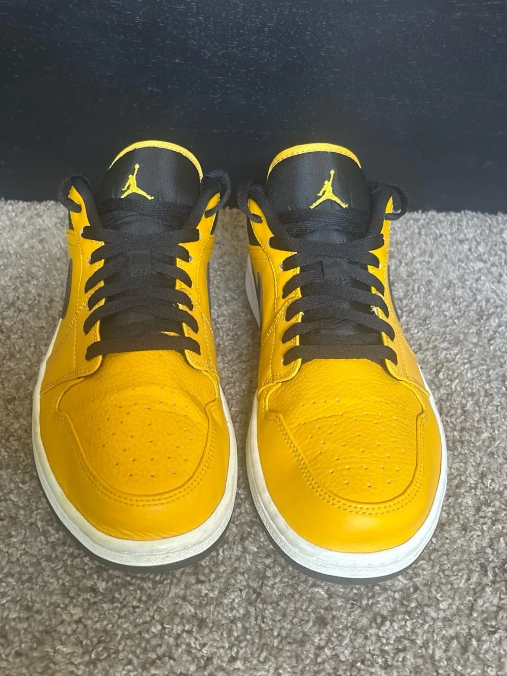 Used Air Jordan 1 Low ‘University Gold / Black’ Men’s Size 12